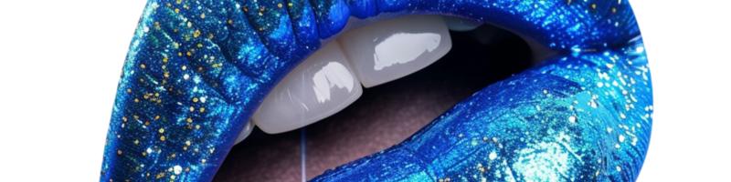 Blue Glitter Lips.png